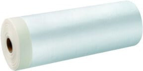 Ciret Masking Folie und Kreppband mit FSC-Zertifizierung, Breite: 140 cm, Länge: 33 m, Farbe: Weiß - Bild 1