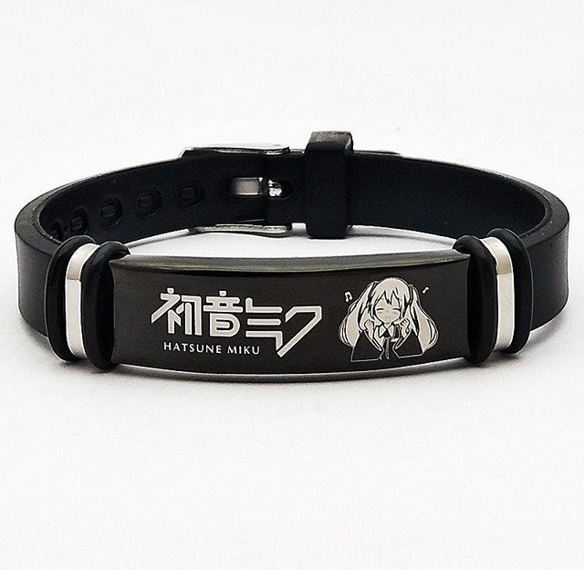 Armband Edelstahl, Schwarz, Unisex - Bild 1