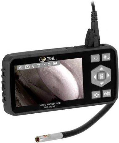 PCE Instruments Videoendoskop PCE-VE 50N in Schwarz mit WLAN, 3m Kabellänge, 5,5mm Kamerakopf und digitalem Zoom - Bild 1