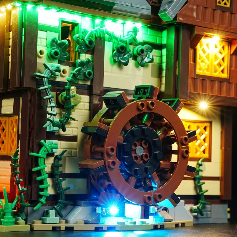 MAXCXT LED-Lichtset für LEGO 21341, Disney Hocus Pocus: The Sanderson Sisters' Cottage, DIY-Dekorationslampe - Bild 2