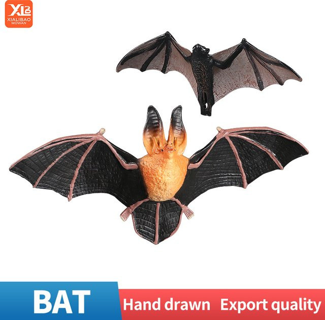 XIALIBAOMOWAN Fledermaus-Simulationstierfigur, Miniatur-Actionfigur, Tiere - Bild 1