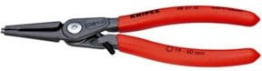 Knipex Präzisions-Sicherungsringzange 48 31 J2 für Innenringe in Bohrungen mit Überdehnungsschutz, grau atramentiert mit rutschhemmendem Kunststoffüberzug, Länge: 180 mm - Bild 1