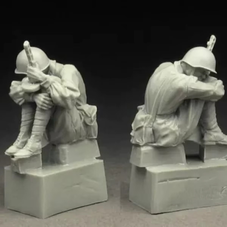 GK Rotarmee-Schütze, Soldatenmodell, 1/35, unmontiert und unbemalt, DIY-Bausatz - Bild 2