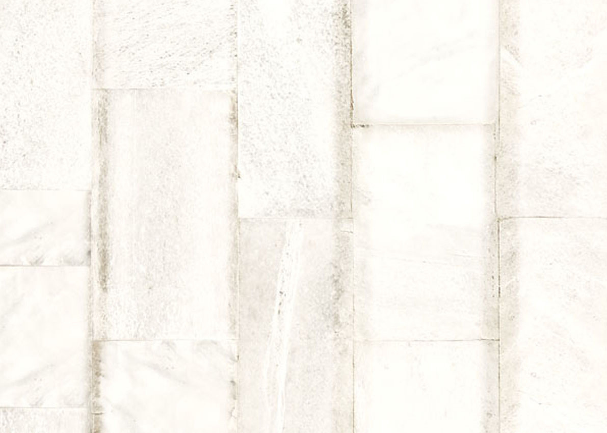 Armani Casa Tapete Belgravia Plain in Weiß mit abstraktem Design aus Vinyl - Bild 1