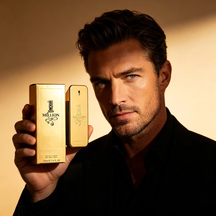 PACO RABANNE 1 Million Eau de Toilette, 100 ml, Herren, holzig, würzig - Bild 2