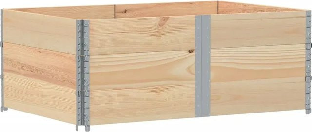 vidaXL Pflanzkiste aus Massivholz Kiefer in Braun, B/T/H: 150 x 100 x 60,5 cm - Bild 1