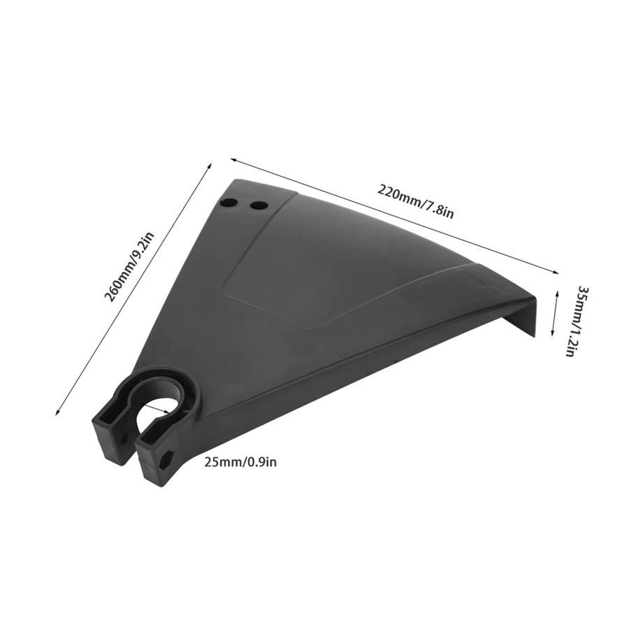 Aramox Kunststoffschutz für Rasentrimmer in Schwarz, passend für Trimmer mit 25 mm oder 25,4 mm - Bild 4