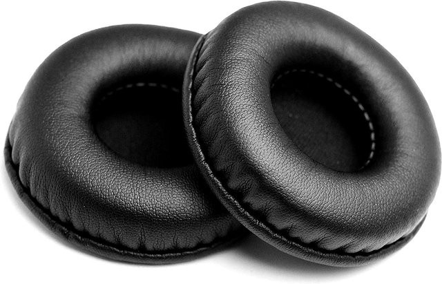 Koogeelife Ersatz-Ohrpolster aus PU-Leder für AKG Kopfhörer, Durchmesser: 105 mm, Schwarz - Bild 1