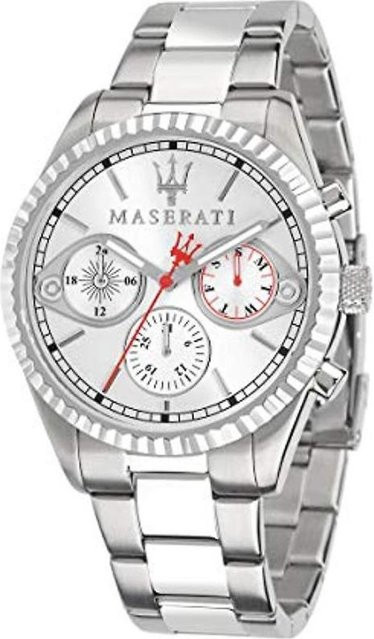 Maserati Armbanduhr Edelstahl, Quarz, Silber, Herren - Bild 1