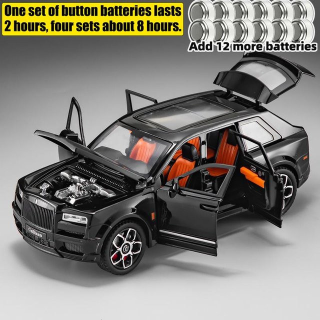 Rolls Royce Cullinan, Modellauto, 1:20, Metall, Sound & Licht, ab 14 Jahren - Bild 1