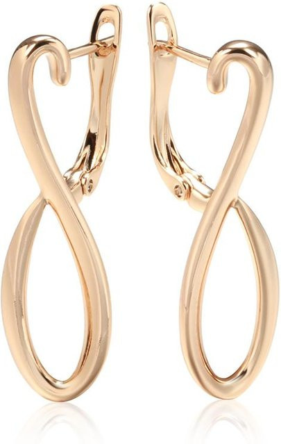 Lange Ohrringe Rosegold, Damen - Bild 1