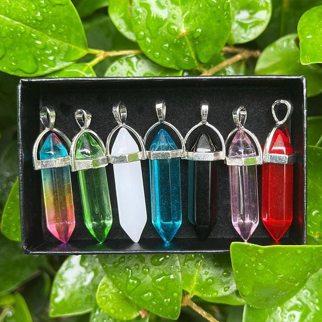 Lucky Star Jewelry Schmuck-Set, Kristallanhänger, Naturstein, Damen - Bild 1