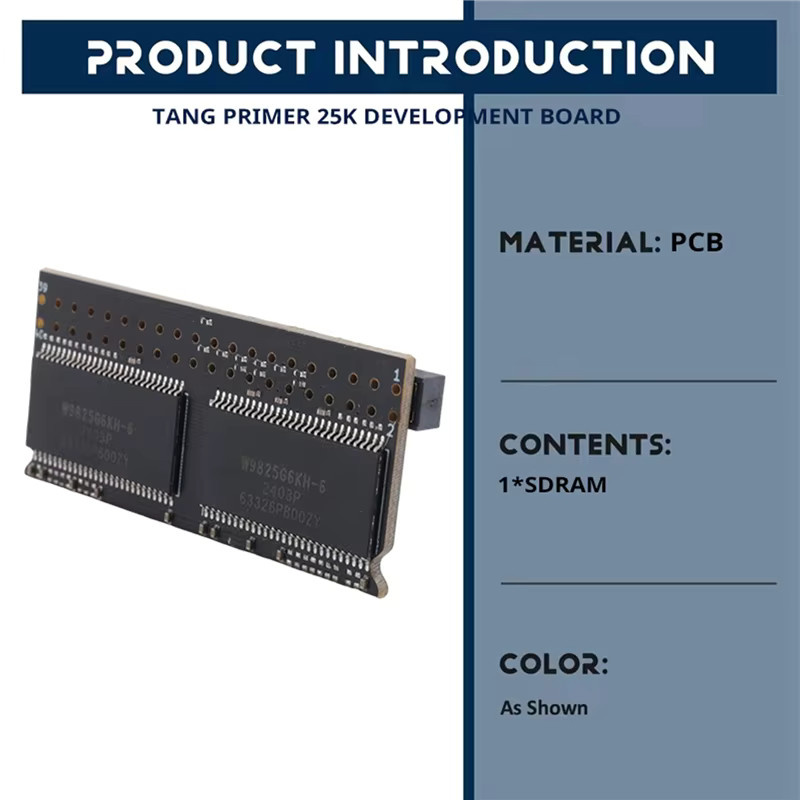 GOWIN ABZW 2X Tang Primer 25K FPGA Entwicklungsboard mit RISC-V, 23K LUT4, PMOD und SDRAM in Schwarz - Bild 4