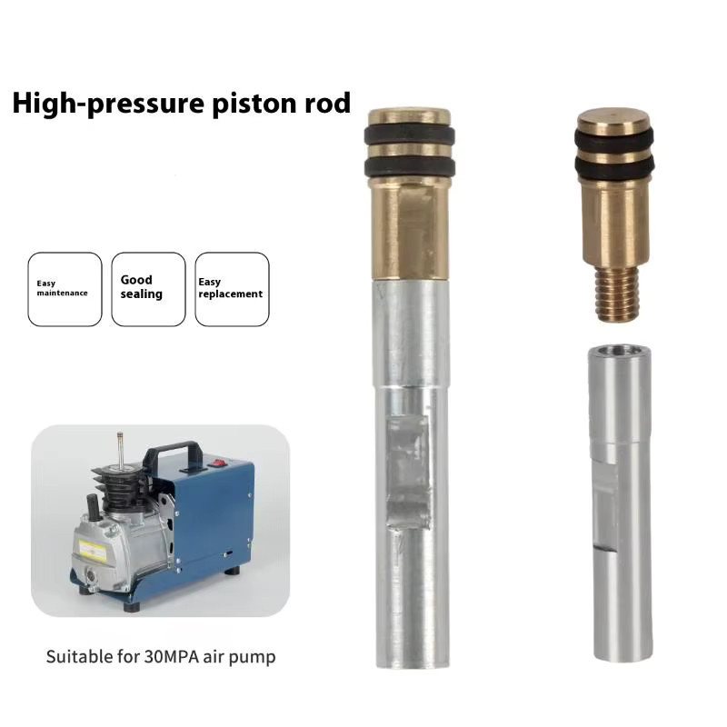 KOQZM Kolbenstange für Einzel- und Doppel-Hochdruck-Luftkompressor-Pumpen, 300 bar / 4500 psi / 30 MPa, Silber - Bild 2