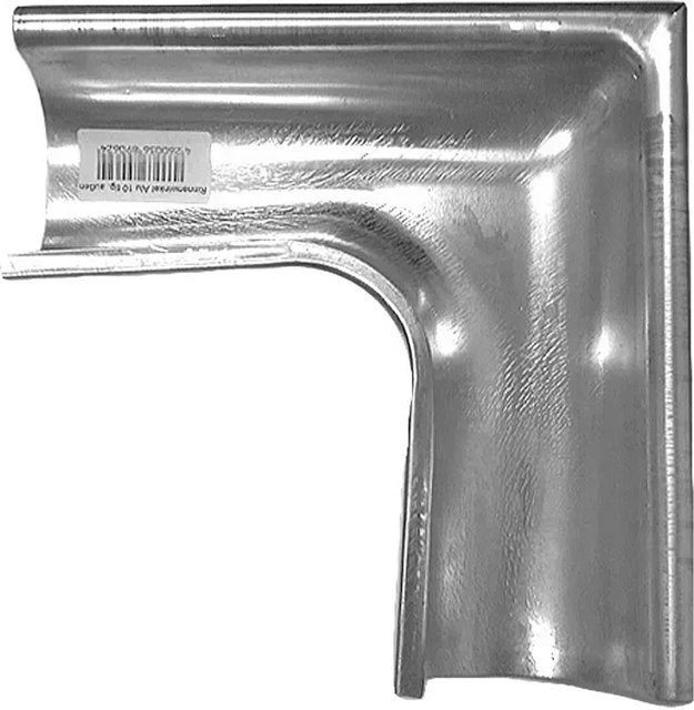 Sarei Rinnenwinkel 10-teilig 90 Grad außen aus Aluminium in Silber Natur - Bild 1