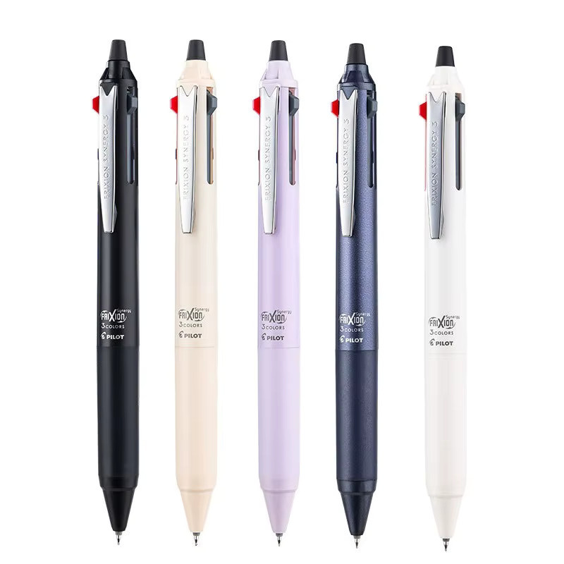 Pilot Frixion Synergy Radierbarer Kugelschreiber 3-Farben Schwarz Blau Rot 0,4 mm - Bild 5