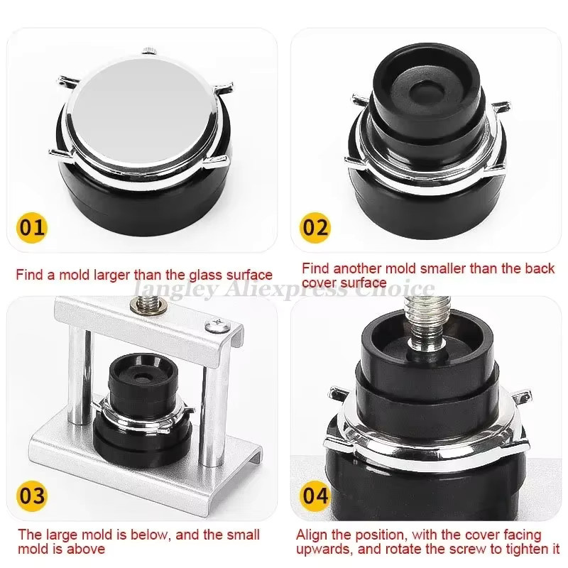 Langley Uhren Reparatur Werkzeug Set, Edelstahl, 18 Stück, Unisex - Bild 4