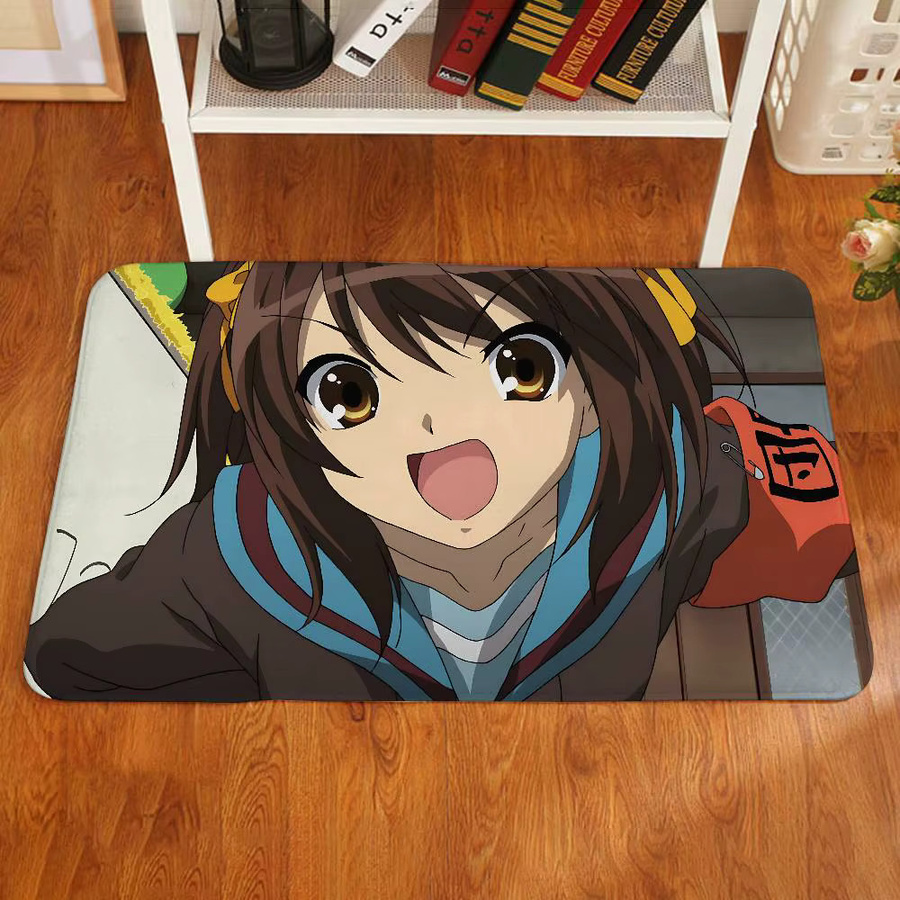 52TOYS Haruhi Suzumiya Teppich in Mehrfarbig, moderner abstrakter Design-Bodenmatte für Wohnzimmer und Schlafzimmer - Bild 4