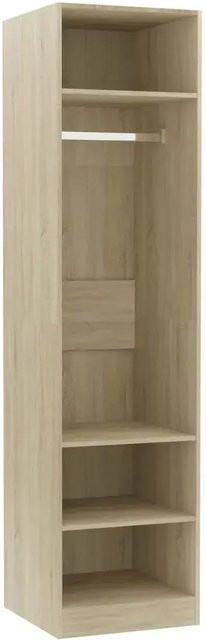 vidaXL Kleiderschrank Sonoma-Eiche aus Holzwerkstoff, B/T/H: 50 x 50 x 200 cm - Bild 1