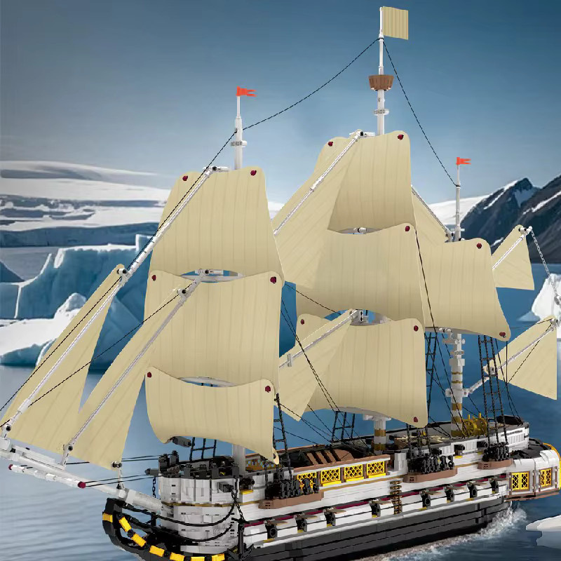 MOC Piratenschiff Endeavour, Klemmbausteine, 3555 Teile, ab 14 Jahren - Bild 2