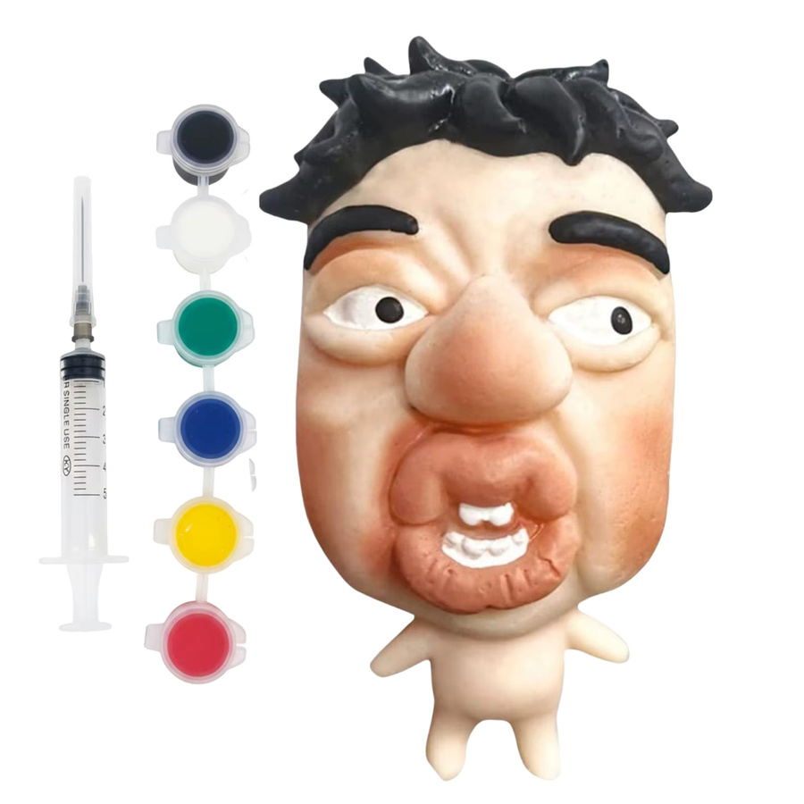 ATUOTIN Gesichts-Pickel-Quetschspielzeug mit Pigment-Sensorik - Bild 2