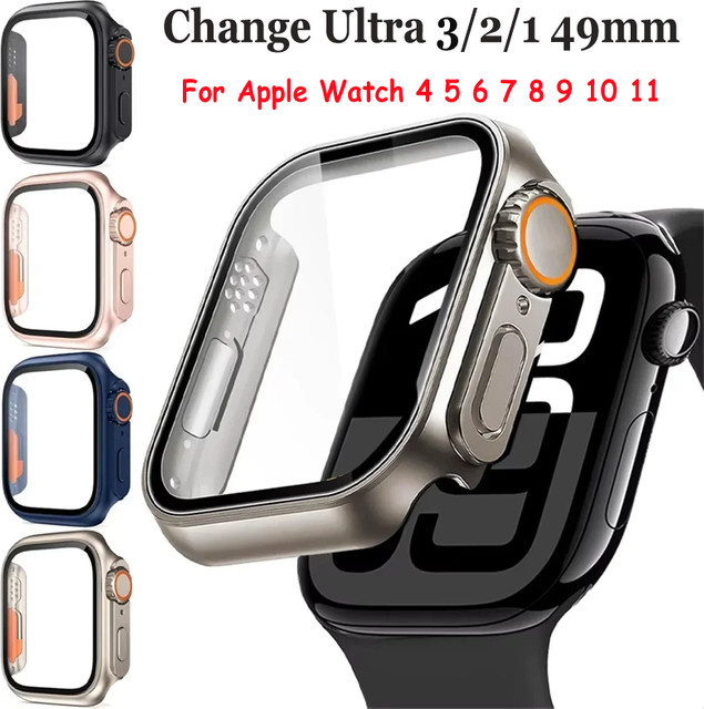 Apple Displayschutzfolie Glas und Hülle, Schwarz, Unisex - Bild 1