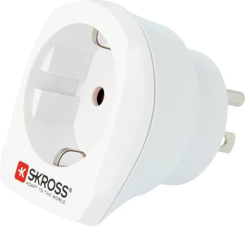Skross Reiseadapter CA EU to USA in Weiß - Bild 1