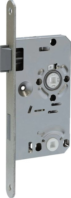 ABUS WC-Einsteckschloss DIN L in Silber aus Metall, B/H: 200 x 100 mm - Bild 1