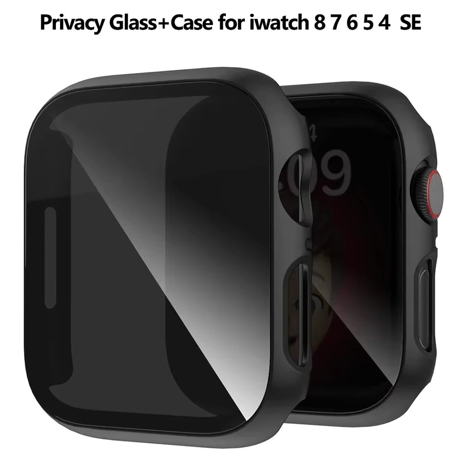 CAOWTAN Sichtschutzglas + Hülle für Apple Watch, Unisex - Bild 2