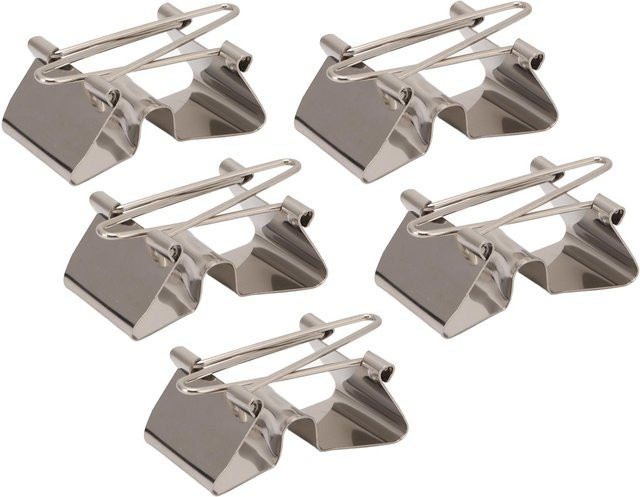 Meterk Nass Leinwand Clips aus Edelstahl und Aluminiumlegierung, 5er Set, Grau/Silber - Bild 1