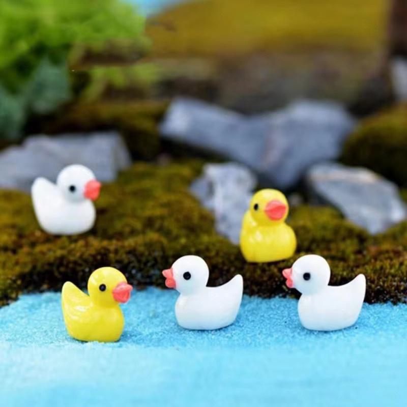 Mini Gelbe Ente Ornament, Miniatur Figuren, 10-teiliges Set - Bild 4