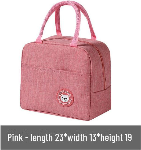 Isolierte Lunchtasche von MGB in Rosa mit Aluminiumfolienfutter, wasserdicht und ölabweisend - Bild 1