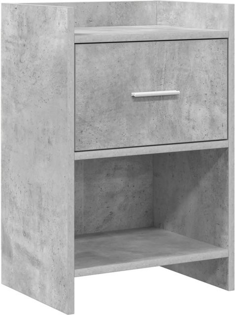 vidaXL Nachttisch in Betongrau aus Holzwerkstoff, modern, B/T/H: 40 x 30 x 60 cm - Bild 1