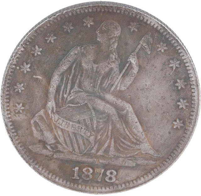 Gedenkmünze 1878 USA Amerikanische Messing Silber Dollar Vintage, Unisex - Bild 1