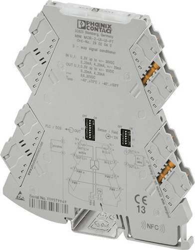 Phoenix Contact MINI MCR-2-UI-UI-PT 2902040 Trennverstärker in Grau - Bild 1