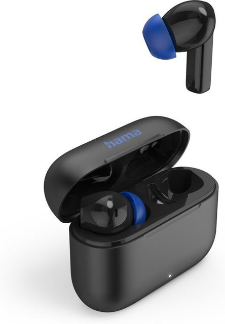 Hama Passion Clear II True Wireless In-Ear Kopfhörer mit ANC und App in Blau/Schwarz - Bild 2