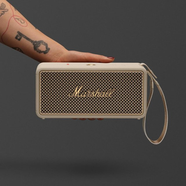 Marshall Middleton II Bluetooth-Lautsprecher in Beige - Bild 1