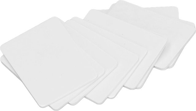 30 Stück NFC-Karten NTAG 215, beschreibbar und wiederbeschreibbar, 13,56 MHz, 504 Bytes Speicher, wasserdichtes PVC, Farbe: Weiß - Bild 1
