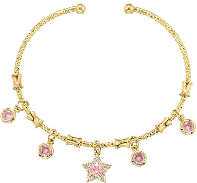 Fashion Maker 2 Charms-Armband, Kupfer, Gold, Zirkonia, Damen - Bild 1