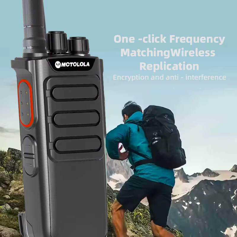 Motorola MT-170 EX Explosionsgeschütztes Walkie-Talkie, analoges kabelloses Zwei-Wege-Gegensprechanlage mit 6000 mAh Akku, Schwarz - Bild 2