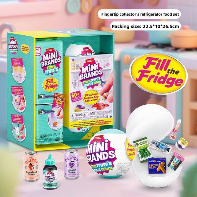 ZURU Mini Brands Überraschungs-Kühlschrankball, Mysteriöses Spielzeug - Bild 1