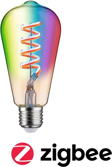Paulmann Home LED-Leuchtmittel E27 RGBW Gold, dimmbar, ZigBee, 6,3W - Bild 1