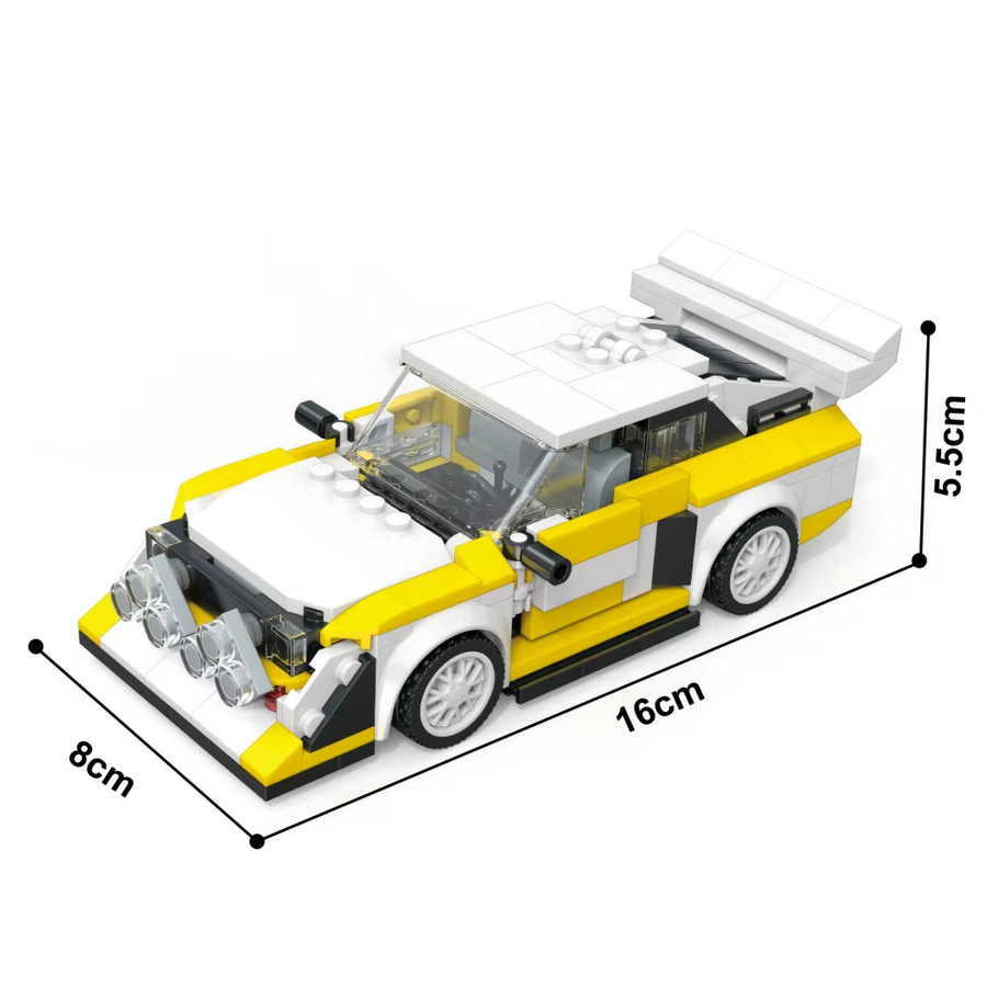 Knew Built Sportrennwagen-Bausteine, DIY STEM Rennfahrzeug-Set - Bild 2