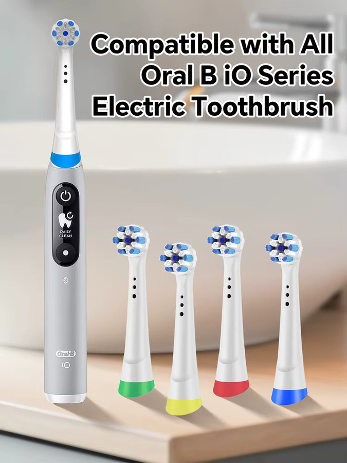 Oral B Ersatzbürstenköpfe für iO Serie, Weiß, Unisex - Bild 3