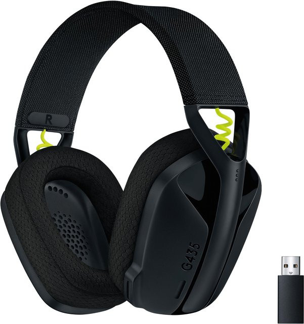 Logitech G435 LIGHTSPEED Gaming Over Ear Headset Bluetooth Schwarz - Bild 1