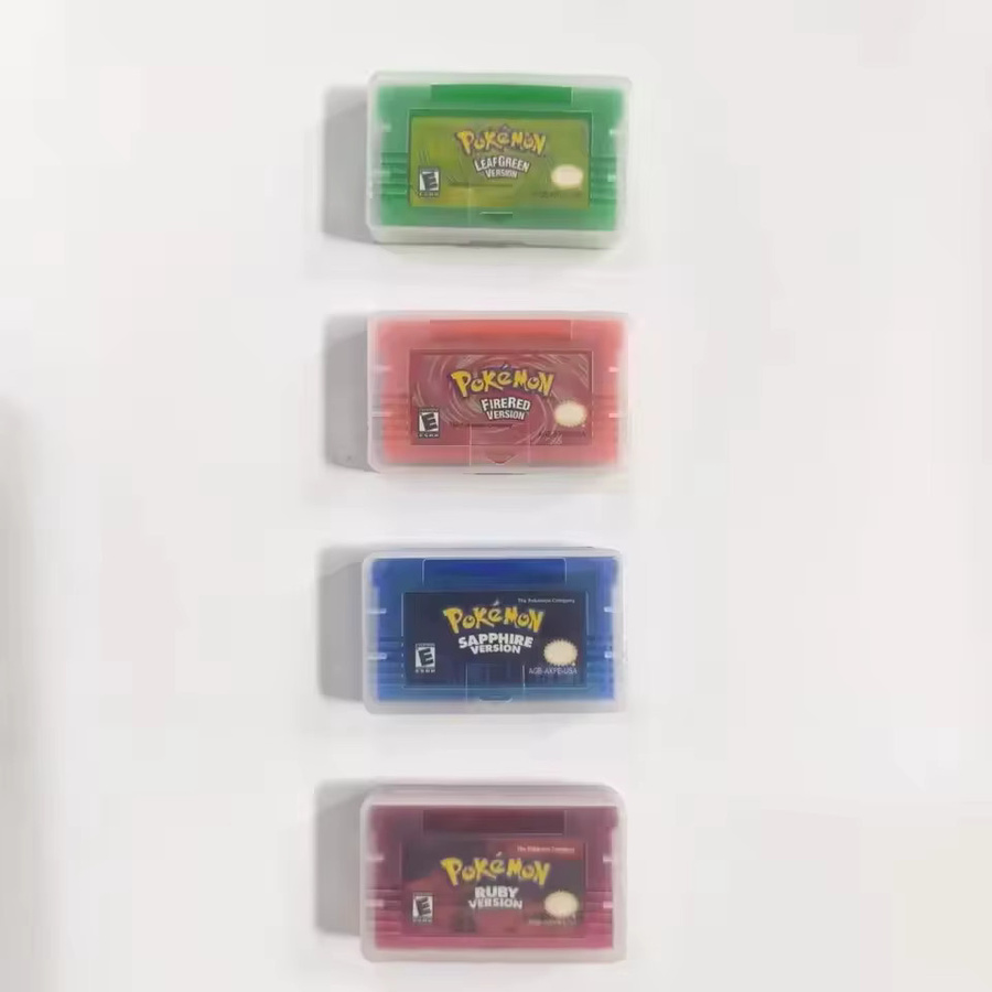 Pokemon Serie GBA-Videospielkassette für Rollenspiel-Konsolen, Mehrsprachig - Bild 1