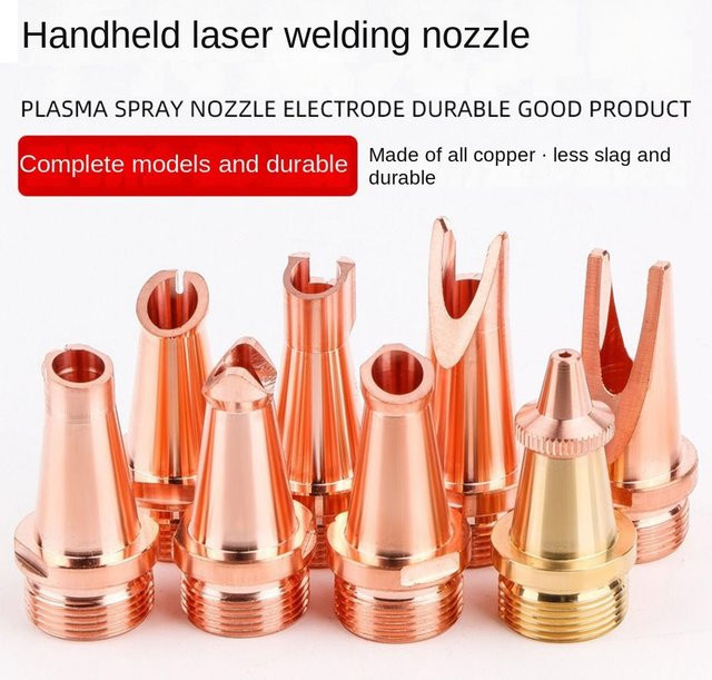 CQWY M16 Laser Schweißdüse Handheld für WEIYE Schweißkopf in Gold - Bild 1