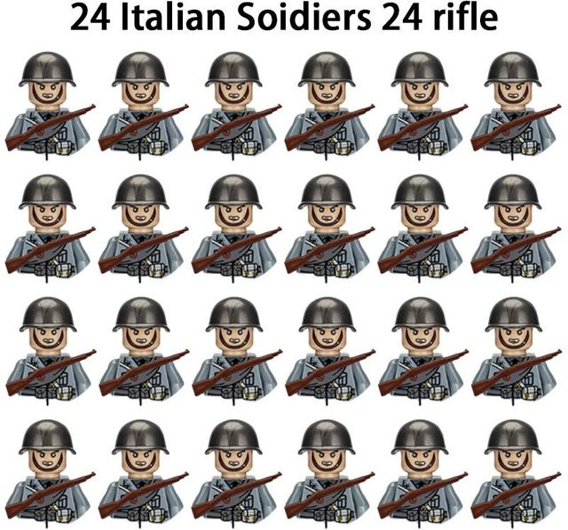 Miniatur-Actionfiguren von Militärsoldaten des Zweiten Weltkriegs, Soldaten, Kunststoff, ab 14 Jahren - Bild 1