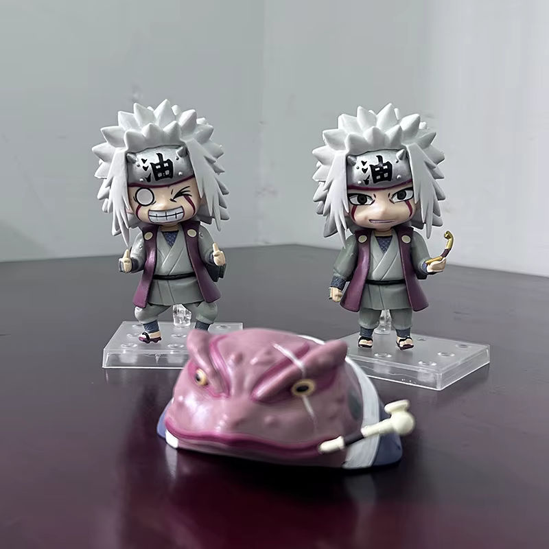 Bandai Naruto Shippuden Jiraiya Actionfigur aus Kunststoff, mehrfarbig, stehend - Bild 3