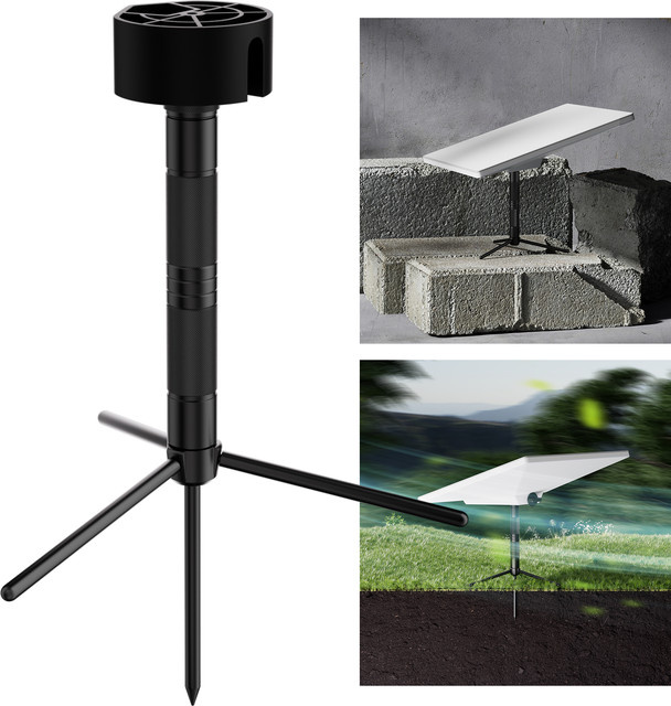 Starlink Mini Tragbares Stativ-Gestell mit Aluminium-Stativadapter in Schwarz - Bild 1